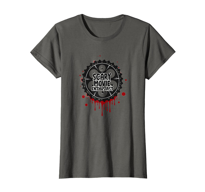 Mademark Halloween - Vampires, Zombies & Horror T-Shirt - Asphalt Grey-scary Movie Enthusiast Horror Film Buff Bloody Gear
