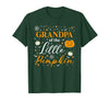Little Pumpkin Halloween Family Matching Costumes Grandpa of The Little Pumpkin Family Matching Halloween T-Shirt - Dark
