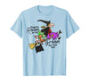 Funny Teacher Witch Tee Shirt There's Room On My Broom for You Too Teacher T-Shirt - Baby Blue
