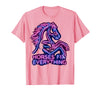 Mademark Horses Fix Everything Horse Riding Design T-Shirt - Men - Pink