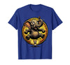 Mademark Elephant Scared by Tiny Mouse Funny Animal Design T-Shirt - Men - Royal Blue
