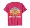 Can I Bee Frank Halloween Halloween Tee Can I be Frank? Funny Horror Frankenstein Tee T-Shirt - Red Heather