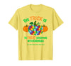 Presto Autism Awareness Halloween October Pumpkin Autism Awareness Halloween Fall October Puzzle Pumpkin T-Shirt - Lemon