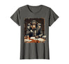 Mademark Monkey in a Suit Stuck in a Meeting Funny Gift T-Shirt - Women - Asphalt Grey