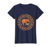 Mademark Elephant Mom and Baby Pregnancy Announcement T-Shirt - Women - Navy Blue