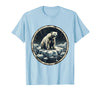 Mademark Polar Bear Drifting on Ice Floe Illustration T-Shirt - Baby Blue