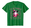 Ghost October Wear Pink Breast Cancer t -shir t Halloween Pink Ghost in October We Wear Pink Breast Cancer T-Shirt - Kelly