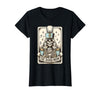 Marching Band Mom Tarot Card Skeleton Halloween Marching Band Mom Tarot Card Skeleton Mom Musical Instrument T-Shirt - Black