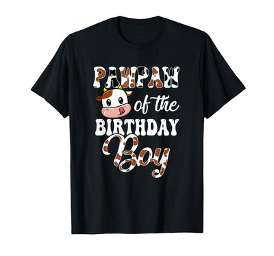 Pawpaw of the Birthday Boy Cow Farm 1st T-Shirt