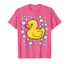 InGENIUS Duck Lover Shirts & Gifts Rubber Duck Bubbles Cute Duckie Duckling Costume Halloween T-Shirt - Pink Heather