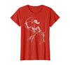 Cowgirl Western Rodeo Rodeo Cowgirl Western Horse T-Shirt - Red