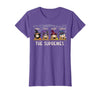 RBG Supremes Court cute gift THE SUPREMES Halloween Cute Woman Supreme Court Justices RBG T-Shirt - Purple Heather