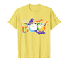 Bowling Boo Creepy Halloween Costume Pumpkin Bowling Lover T-Shirt - Lemon Yellow