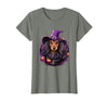 Dachshund Lovers Halloween Costume Cute Witch Funny Dachshund Halloween Costume Dog Lover T-Shirt - Olive Heather