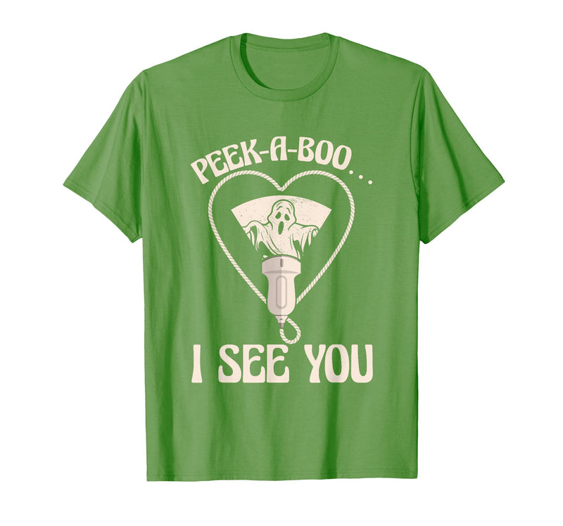 Ultrasound Tech Halloween Spooky Sonographer Gift Ultrasound Tech Xray Technician Spooky Sonographer Halloween T-Shirt -