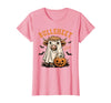 Bullsheet Highland Cow Ghost Halloween Tees Moo... I Mean Boo Bullsheet Highland Cow Ghost Halloween T-Shirt - Pink