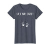 Spooky Halloween Costume Outfit Vintage Let Me Out Pregnancy Hand Print Pregnant Halloween T-Shirt - Heather Blue