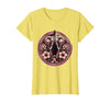 Mademark Elephant Pink Flowers Breast Cancer Awareness T-Shirt - Women - Lemon Yellow