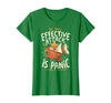 Funny My Only Effective Attack Is Panic Tee Shirt Fish My Only Effective Attack is Panic T-Shirt - Kelly Green