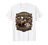 Mademark Horses Over Everything Equestrian Design T-Shirt - Men - White