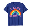 Halloween Fairy Security Father's Day Apparel Men Fairy Security Funny Dad Costume T-Shirt - Royal Blue