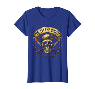 Mademark Yo I'm The Booty Funny Pirate Halloween Costume T-Shirt