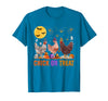 Autumn Pumpkin Chicken Halloween Chicken Farm Fall Halloween Chicken Pumpkin Chick Or Treat Spooky T-Shirt - Sapphire Blue