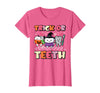 Halloween Shirts For Women Men Kids Boys Girls Halloween Dentist Trick Or Teeth Dental Costume Men Women T-Shirt - Pink