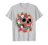 TS - SHOP - Kitty Skeleton Halloween Costume Idea Cat Skull - Kitty Skeleton Halloween Costume Idea T-Shirt - Silver Grey