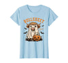 Bullsheet Highland Cow Ghost Halloween Tees Moo... I Mean Boo Bullsheet Highland Cow Ghost Halloween T-Shirt - Baby Blue