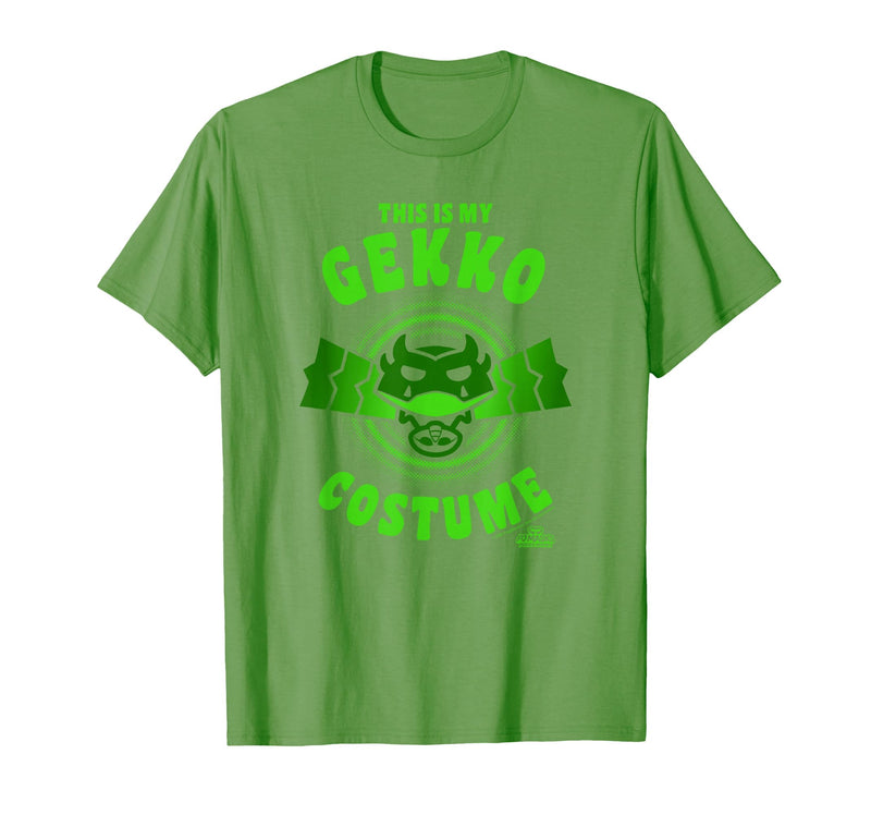 PJ Masks Halloween This is My Gekko Costume Logo T-Shirt - Grass Green