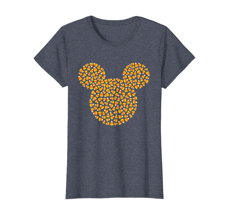 Disney Mickey Mouse Candy Corn Halloween T-Shirt - Heather Blue