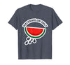 Mademark Men's Watermelon Only Cute Watermelon Fruit Lover Halloween T-Shirt - Heather Blue