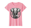 Mademark Mama Elephant and Baby Graphic Tee T-Shirt - Women - Pink