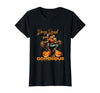Evil Hot Wife Girlfriend Fiance Halloween Gift Tee Drop Dead Gorgeous Retro Vintage Pin-Up Scarecrow Halloween T-Shirt -