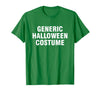 Generic Halloween Costume T-Shirt - Kelly Green