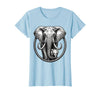 Mademark Mama Elephant and Baby Graphic Tee T-Shirt - Women - Baby Blue