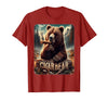 CigarKurt Cigar Smoking Cigar Bear T-Shirt - Cranberry Red