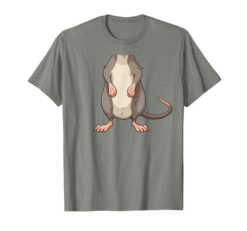 Mouse Headless Halloween Clothing Co. Funny Mouse Headless Rat Body Last Minute Halloween T-Shirt - Olive Heather