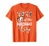 Titi of The Birthday Boy Cow Farm 1St Birthday Boy T-Shirt - Orange