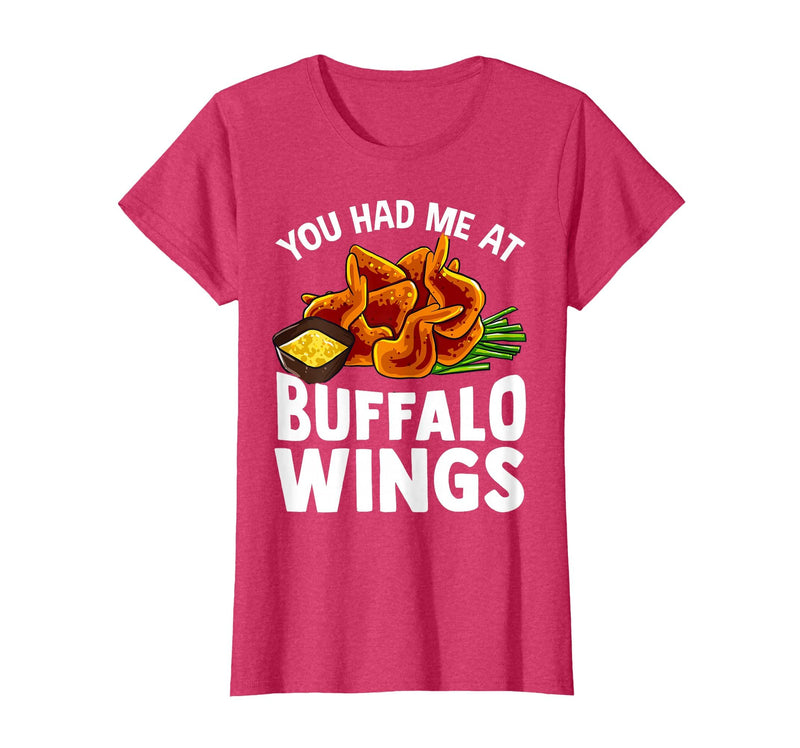 Homewise Shopper Buffalo Wings Buffalo Wings Funny Appetizer T-Shirt - Red Heather