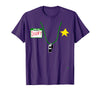 halloween costumes by Jean Olivier Funny Halloween Officer tee - doofy Costume Halloween T-Shirt - Purple