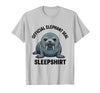 Mademark Official Elephant Seal Sleepshirt Cute Animal Humor T-Shirt - Men - Silver Grey