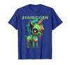 Unique All Hallows Eve Animal Meme Merch Stuff Funny Zombie Unicorn Halloween Tshirt Zombicorn Creature T-Shirt - Royal Blue
