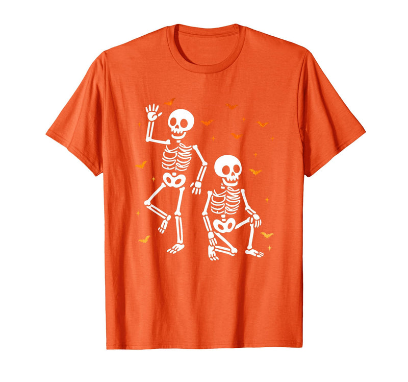 Funny Halloween Trump Skeleton Trump Design Funny Halloween Trump Skeleton Trump T-Shirt - Orange