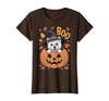 Westie Halloween kids, women, men Westie Costume Pumpkin Halloween West Highland White Terrier T-Shirt - Brown