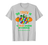 Presto Autism Awareness Halloween October Pumpkin Autism Awareness Halloween Fall October Puzzle Pumpkin T-Shirt - Silver