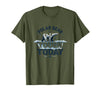 Mademark Polar Bear Tough Today Cool Arctic Design T-Shirt - Olive Green