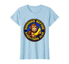 Mademark Bananas Before Everything Else Monkey Design T-Shirt - Women - Baby Blue