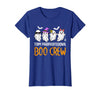 Halloween Tees for Women Men Kids Team Paraprofessional Boo Crew Ghost Halloween para Costume T-Shirt - Royal Blue